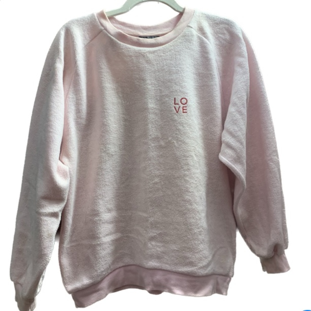 Pink Topshop Crewneck